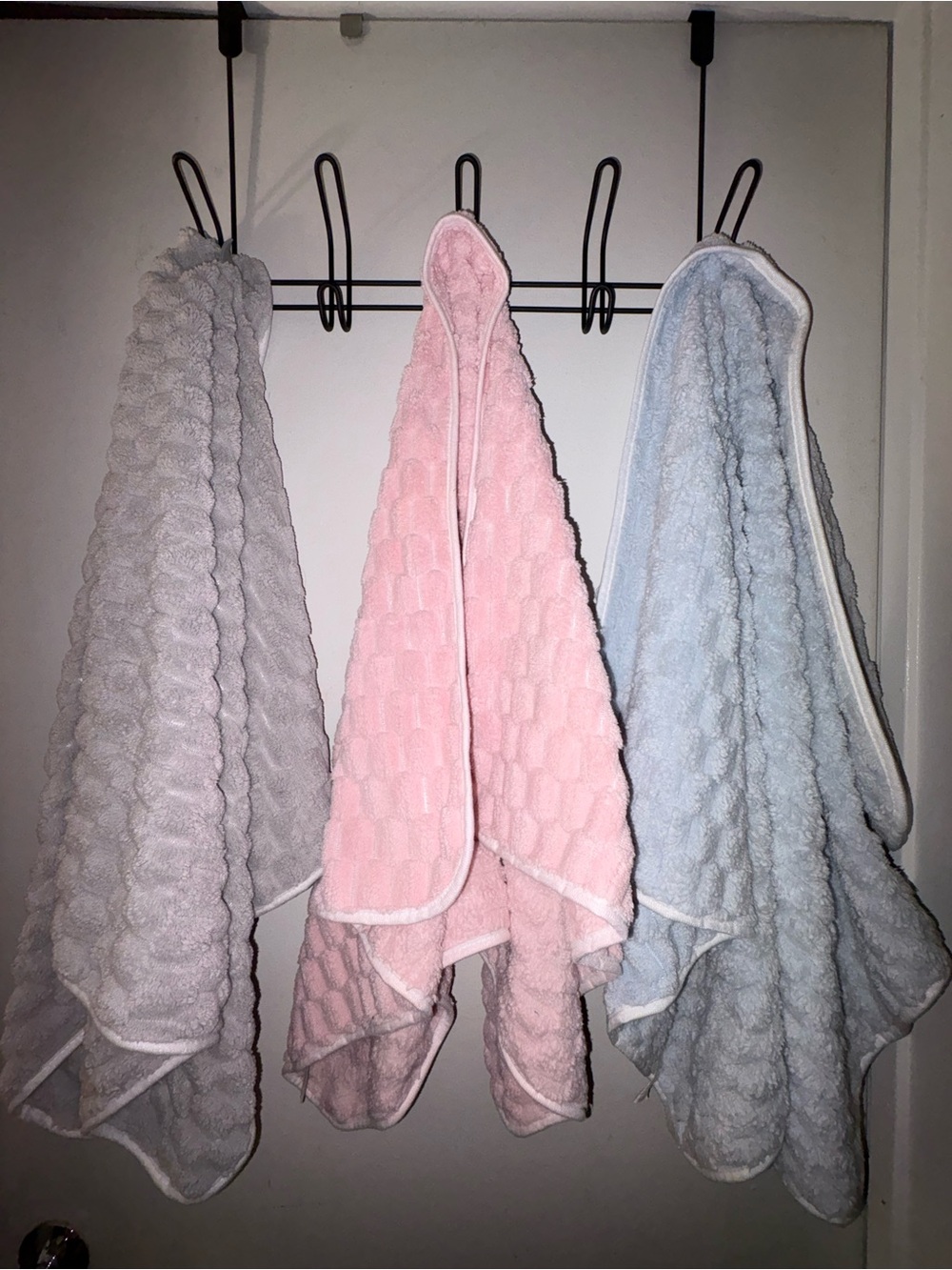 Soft Plush Pink Hair Towel